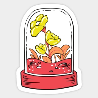 Lithromantic akoiromantic Potion Terrarium Hidden colors Sticker